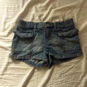 H&M Low Rise Jean Shorts (Jegging Material)